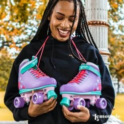 LMNADE Vibe Quad Roller Skates - Stars (Purple) -Online Sports Store LMN 2020 VIB QSK PST 4012 0c18