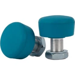 LMNADE Adjustable Rubber Roller Skate Toe Stops - Blue