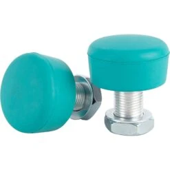 LMNADE Adjustable Rubber Roller Skate Toe Stops - Turquoise