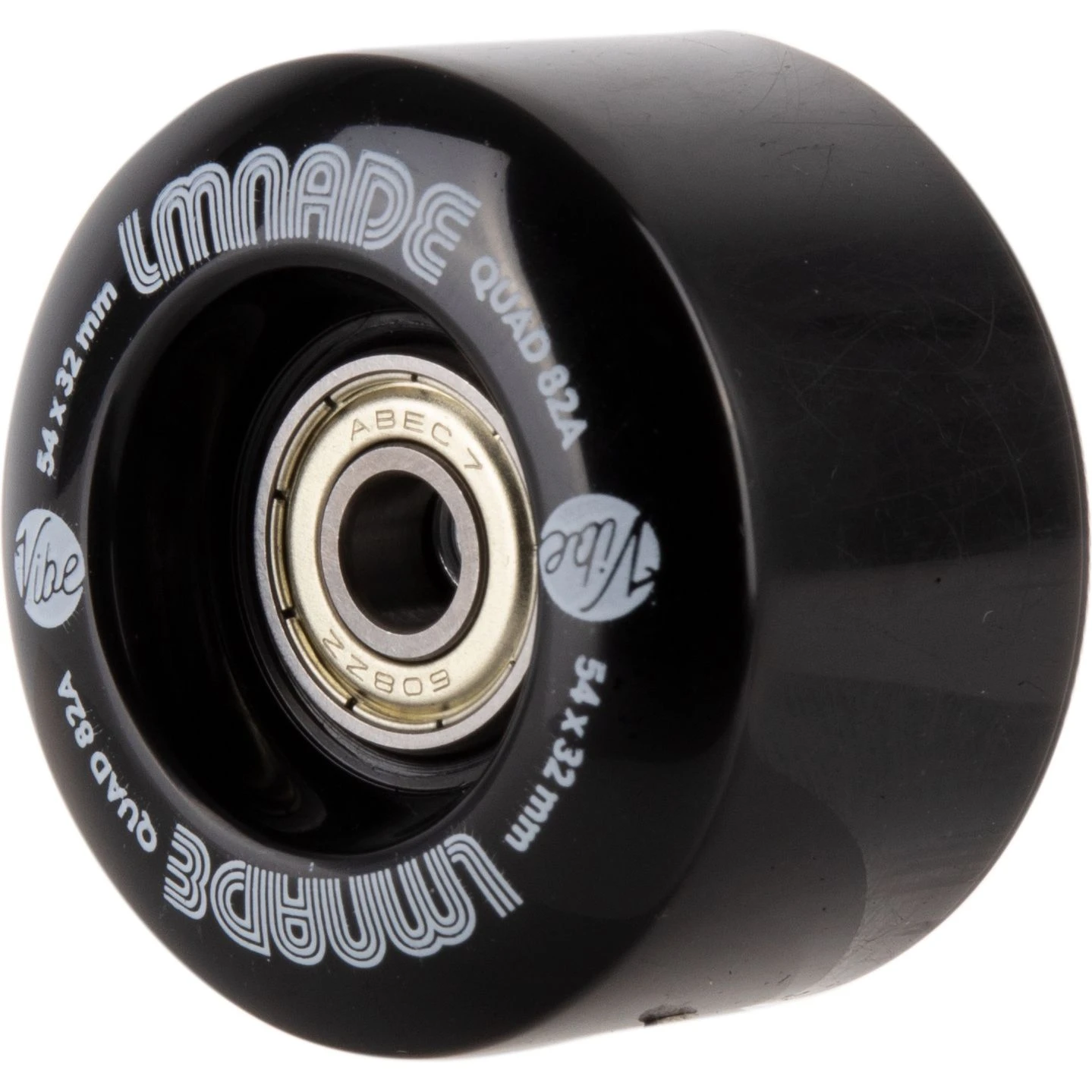 LMNADE Vibe Quad Roller Skate Wheels - Black 54mm 4 LMNADE Vibe Quad Roller Skate Wheels - Black 54mm - Image 2