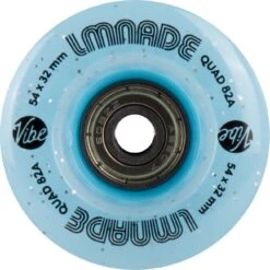 LMNADE Vibe Quad Roller Skate Wheels - Blue Translucent Glitter 54mm -Online Sports Store LMN 2021 QSW 82A BTG 1 fd70