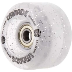LMNADE Vibe Quad Roller Skate Wheels - Clear Translucent Glitter 54mm 7 LMNADE Vibe Quad Roller Skate Wheels - Clear Translucent Glitter 54mm -Online Sports Store LMN 2021 QSW 82A CTG 2 b035