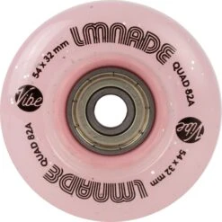LMNADE Vibe Quad Roller Skate Wheels - Pink Translucent Glitter 54mm -Online Sports Store LMN 2021 QSW 82A PTG 0 82ee
