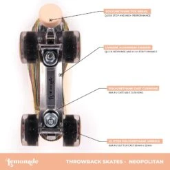 LMNADE Throwback Quad Roller Skates - Sunrise -Online Sports Store LMN 2021 TBK QSK SUN 2 e1c1