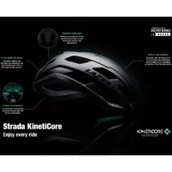 Lazer Strada KinetiCore Helmet - Matte Black -Online Sports Store LZR 122 STR KIN HEL Infographic 0 f1a1 1