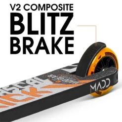 Madd Gear Kick Mini Pro Rascal IV Stunt Scooter - Black/Orange -Online Sports Store MGP 1022 MPR IV SCO BOR 6 0bce