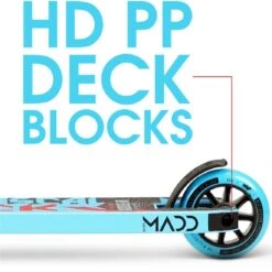 Madd Gear Kick Mini Pro Rascal IV Stunt Scooter - Sky Blue/Red -Online Sports Store MGP 1022 MPR IV SCO SBR 5 0d80