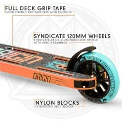 MGP VX Origin II Pro Stunt Scooter - Teal/Orange -Online Sports Store MGP 223 VXO IIP SCO 1 a214 2