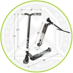 Madd Kick Pro V5 Stunt Scooter - Black/Silver 21 Madd Kick Pro V5 Stunt Scooter - Black/Silver -Online Sports Store MGP 320 MGK PV5 COM BSI 8 0f70