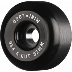 Mini Logo A-Cut 2 Hybrid 95a Skateboard Wheels - Black 52mm (Pack Of 4)