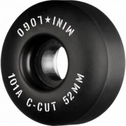 Mini Logo C-Cut 2 101a Skateboard Wheels - Black 52mm (Pack Of 4)