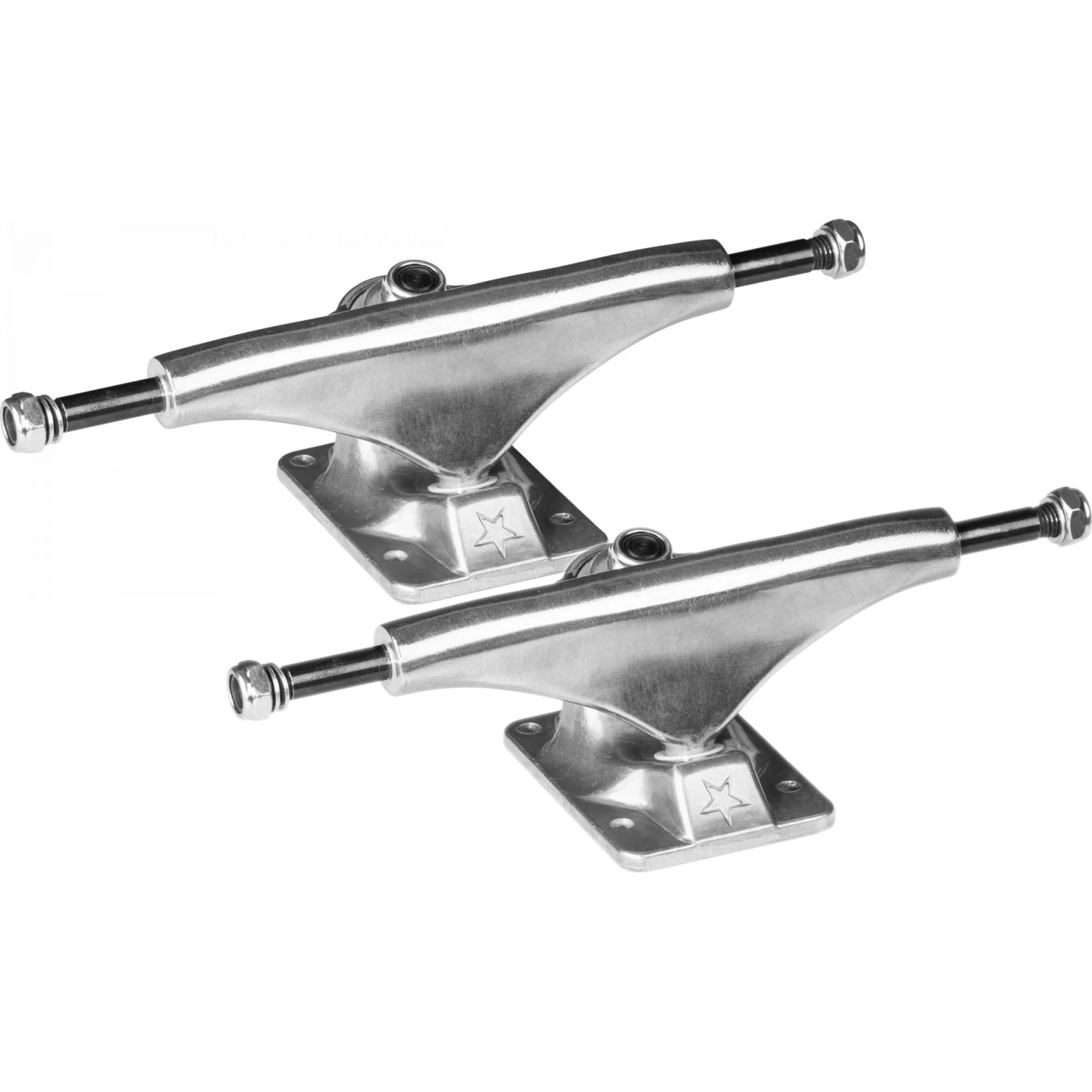 Mini Logo Skateboard Trucks W/91a Bushings - Raw 8'' 3 Mini Logo Skateboard Trucks W/91a Bushings - Raw 8''