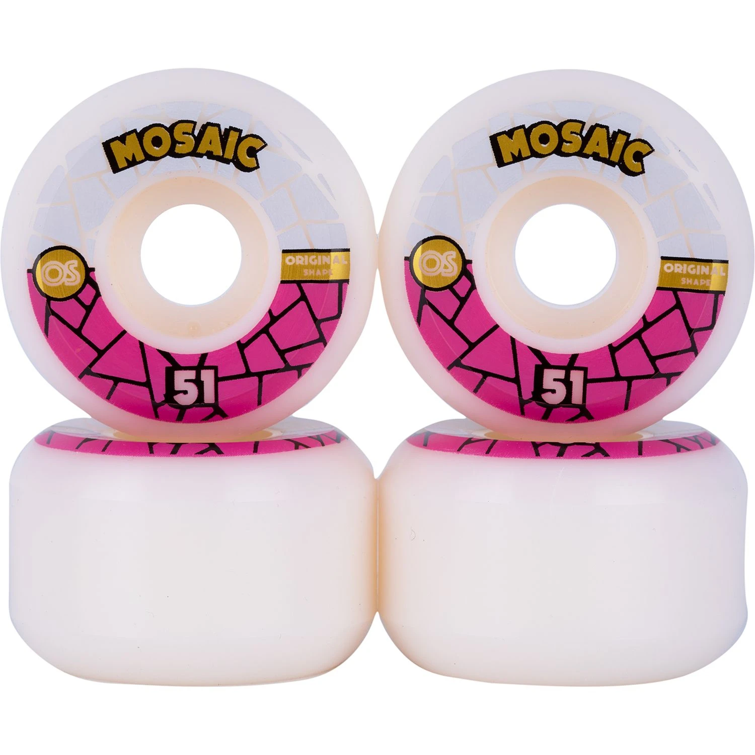 Mosaic OS Mrn Skateboard Wheels - 51mm 3 Mosaic OS Mrn Skateboard Wheels - 51mm