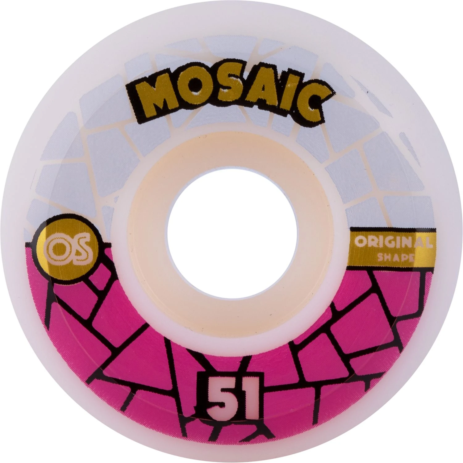 Mosaic OS Mrn Skateboard Wheels - 51mm 4 Mosaic OS Mrn Skateboard Wheels - 51mm - Image 2