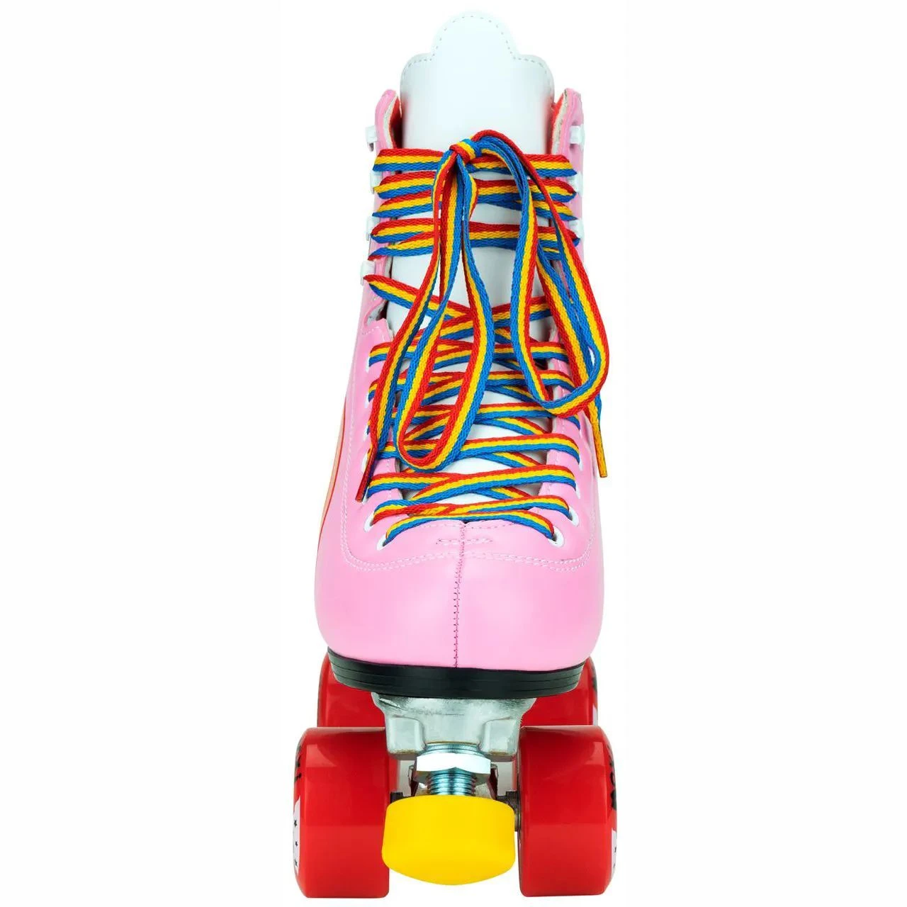 Moxi Rainbow Quad Roller Skates - Bubble Gum Pink 5 Moxi Rainbow Quad Roller Skates - Bubble Gum Pink - Image 3