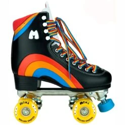 Moxi Rainbow Quad Roller Skates - Black 10 Moxi Rainbow Quad Roller Skates - Black -Online Sports Store MOX 1120 RAI SKA BLA 4001 5a68