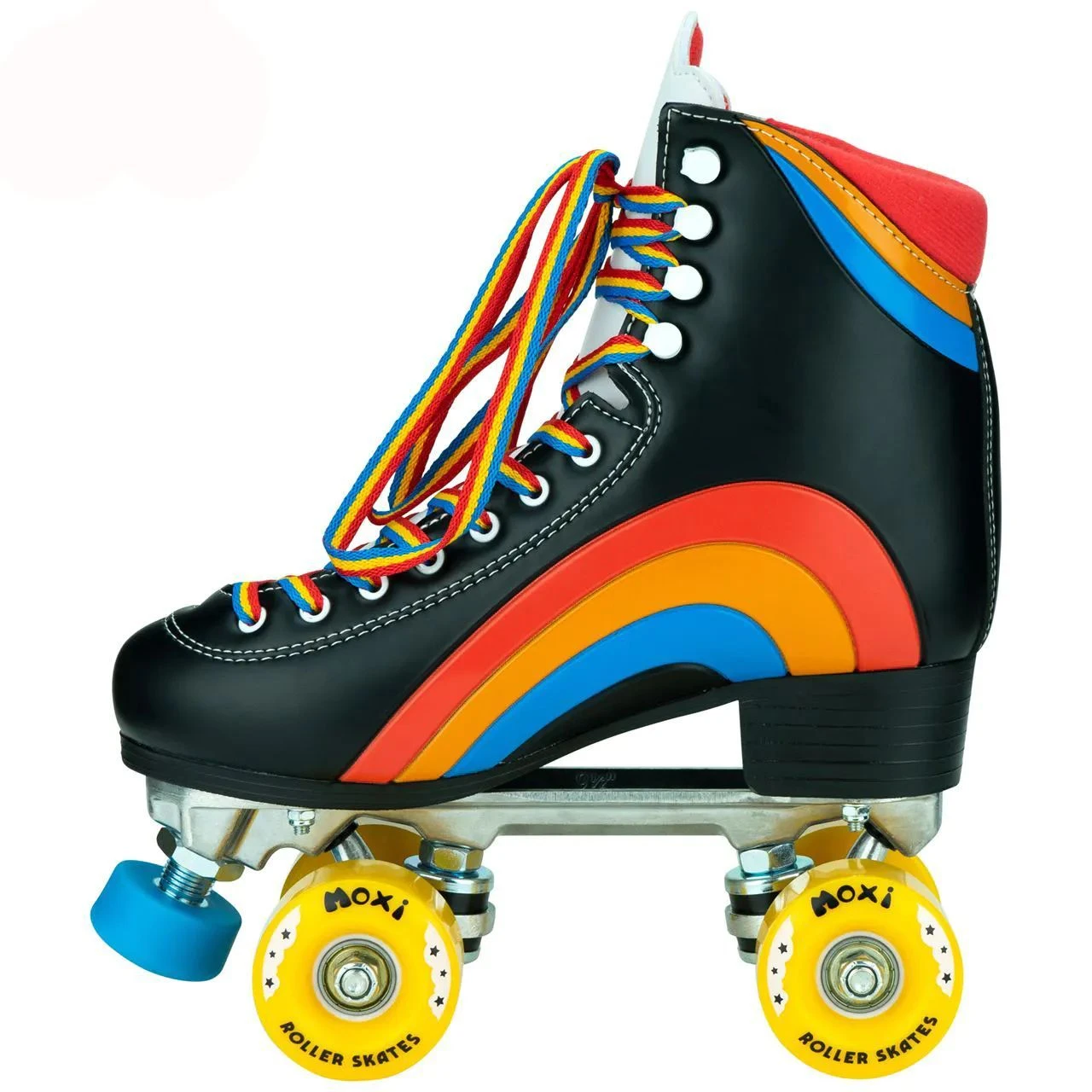 Moxi Rainbow Quad Roller Skates - Black 6 Moxi Rainbow Quad Roller Skates - Black - Image 4