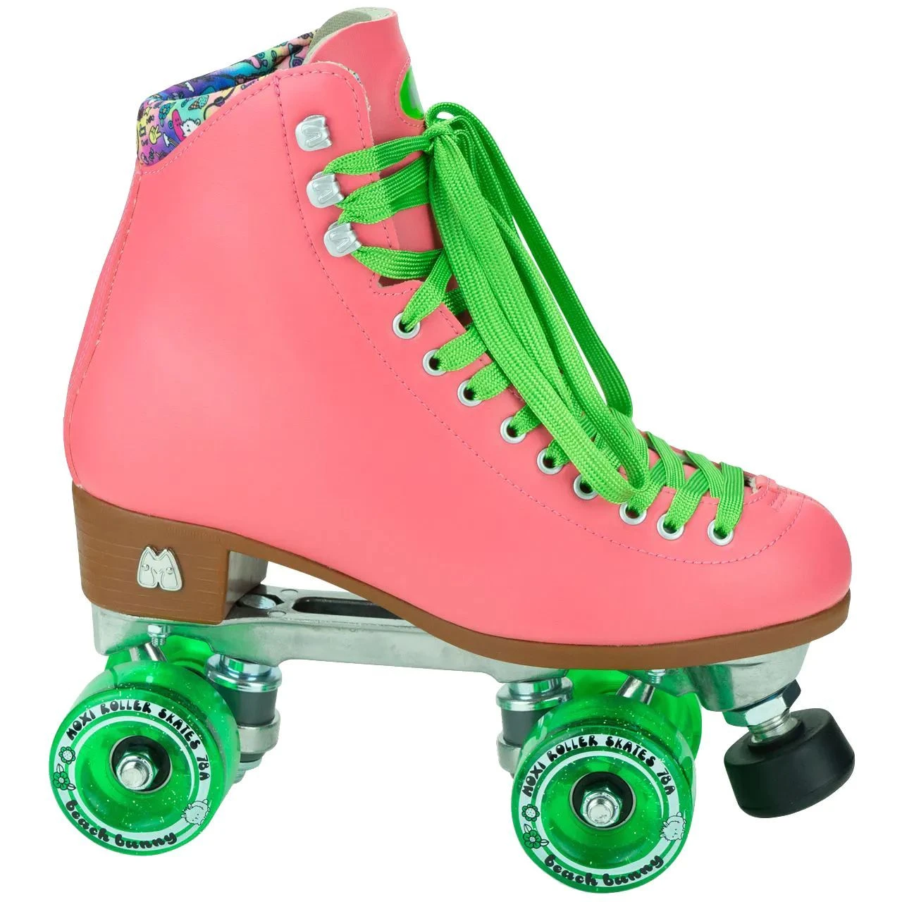 Moxi Beach Bunny Quad Roller Skates - Watermelon 3 Moxi Beach Bunny Quad Roller Skates - Watermelon