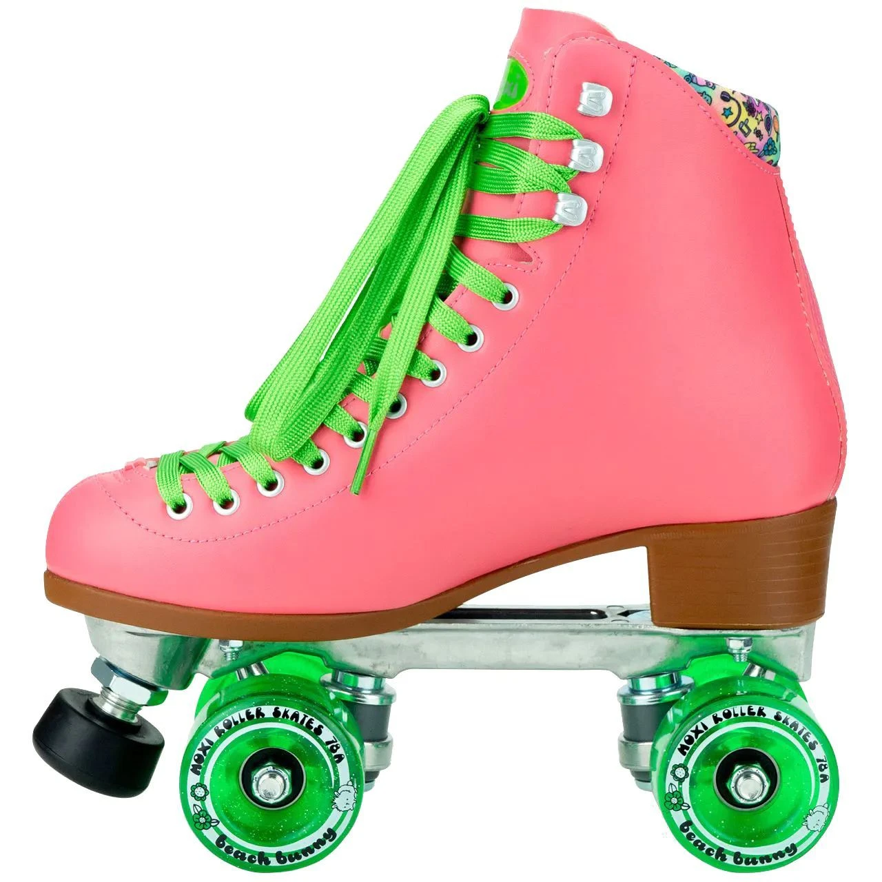 Moxi Beach Bunny Quad Roller Skates - Watermelon 5 Moxi Beach Bunny Quad Roller Skates - Watermelon - Image 3