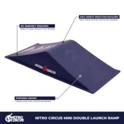 Nitro Circus Mini Double Ramp 24 Nitro Circus Mini Double Ramp -Online Sports Store NIT 917 MIN DOU 8 3610