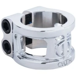 Oath Cage V2 HIC/IHC Scooter Collar Clamp - Neo Silver