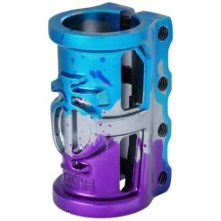 Oath Cage V2 SCS Scooter Clamp - Blue/Purple Titanium -Online Sports Store OAT 620 CV2 SCS CLA BPT 3 8867