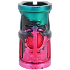 Oath Cage V2 SCS Scooter Clamp - Green/Pink Black -Online Sports Store OAT 620 CV2 SCS CLA GPB 1 afe8