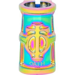 Oath Cage SCS Scooter Collar Clamp - Neochrome -Online Sports Store OAT 918 CAG SCS CLA NEO 22 818e