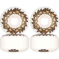 OJ Elite EZ EDGE Street Razors Skateboard Wheels - Gold/White 54mm