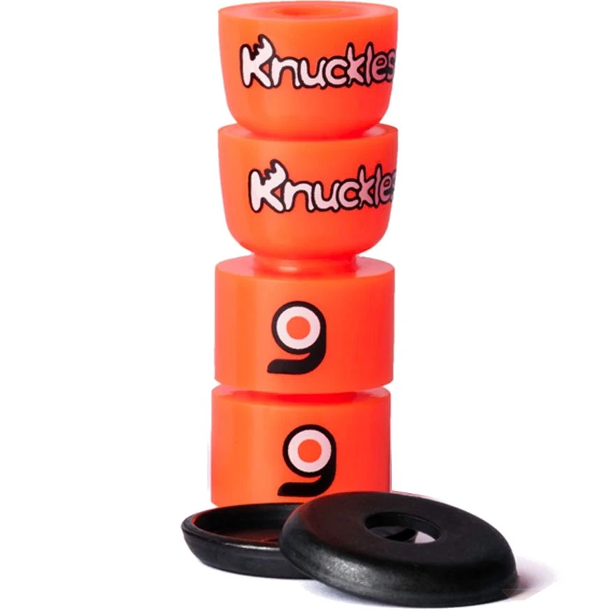 Orangatang Knuckle Bushings - Orange 3 Orangatang Knuckle Bushings - Orange