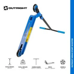 Outright Midas Stunt Scooter - Blue -Online Sports Store OTR 2021 MID SCO BLU 8A 51f7