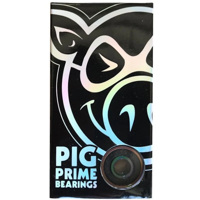 Pig Wheels Prime Skateboard Bearings (Pack Of 8) 3 Pig Wheels Prime Skateboard Bearings (Pack Of 8)