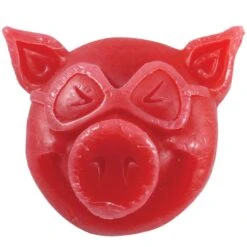 Pig Wheels Head Skateboard Wax - Red