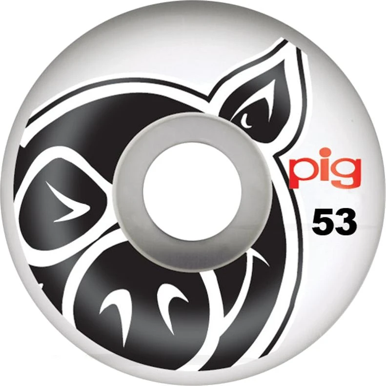 Pig Head Natural Wheels - 53mm 3 Pig Head Natural Wheels - 53mm