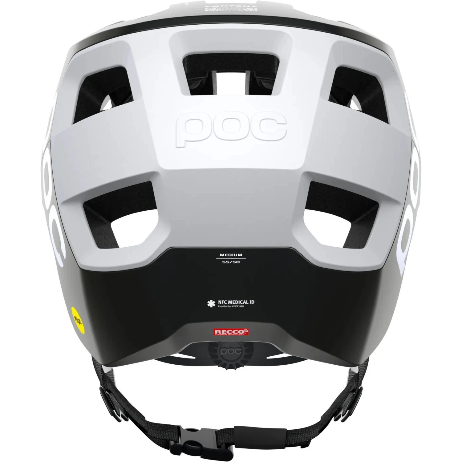 POC Kortal Race MIPS Helmet - Uranium Black/Hydrogen White Matte 6 POC Kortal Race MIPS Helmet - Uranium Black/Hydrogen White Matte - Image 4