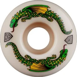 Powell Peralta Dragon Formula 93a Skateboard Wheels - Off White 52mm X 31mm