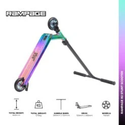 Rampage R2 Stunt Scooter - Neochrome -Online Sports Store RAM 1020 R2 SCO NEO 13 7caa