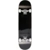 Rampage Plain Third Complete Skateboard - Black 8"