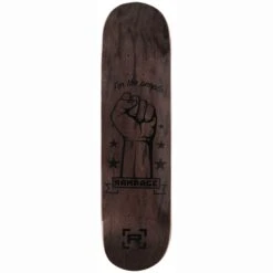 Rampage FTP Skateboard Deck - Charcoal 8.25''