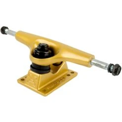 Rampage Rasp Skateboard Trucks - Gold 5'' 14 Rampage Rasp Skateboard Trucks - Gold 5'' -Online Sports Store RAM 2020 SKA TRU GOL 5 53 718a