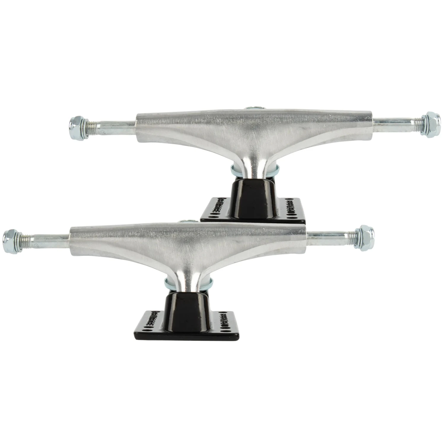 Rampage Rasp Skateboard Trucks - Silver/Black 5.25'' 3 Rampage Rasp Skateboard Trucks - Silver/Black 5.25''