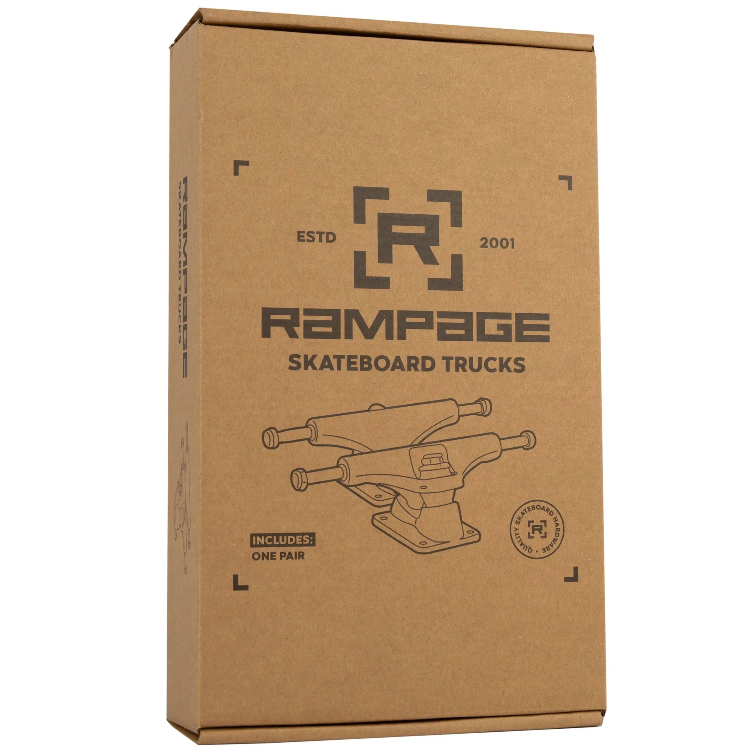 Rampage Rasp Skateboard Trucks - Silver/Black 5.5'' 12 Rampage Rasp Skateboard Trucks - Silver/Black 5.5'' - Image 10