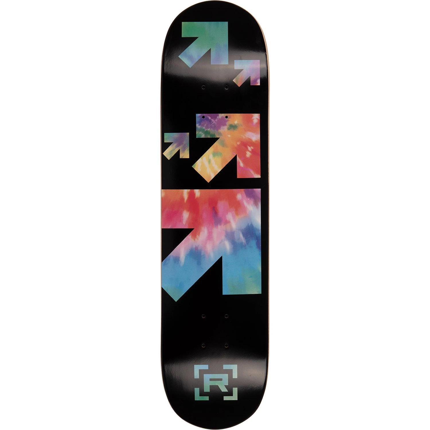 Rampage Tie Dye Arrows Skateboard Deck 8.25'' 3 Rampage Tie Dye Arrows Skateboard Deck 8.25''