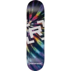 Rampage Tie Dye Big R Skateboard Deck 7.75''