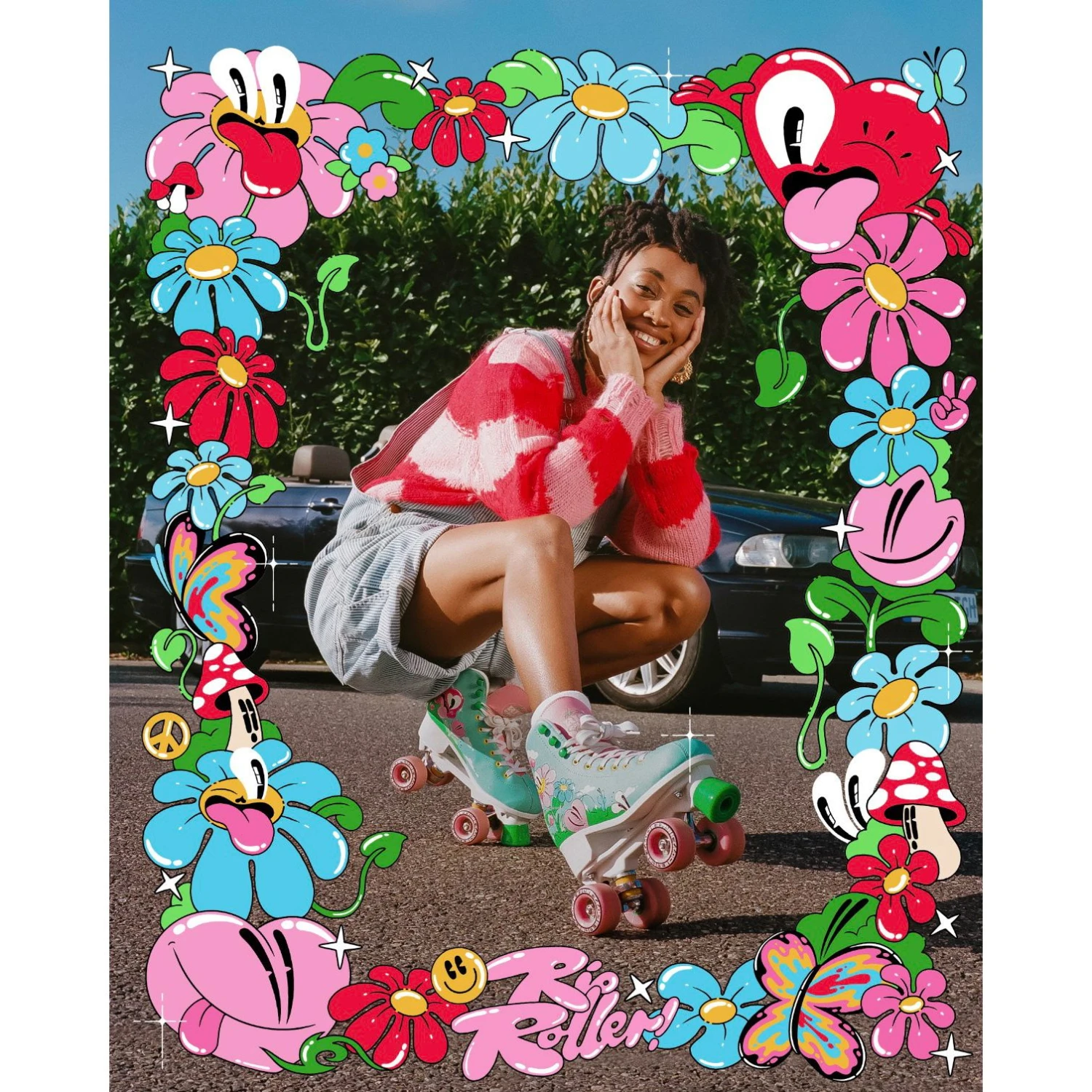 Rio Roller Artist Series Quad Roller Skates - Hattie 4 Rio Roller Artist Series Quad Roller Skates - Hattie - Image 2