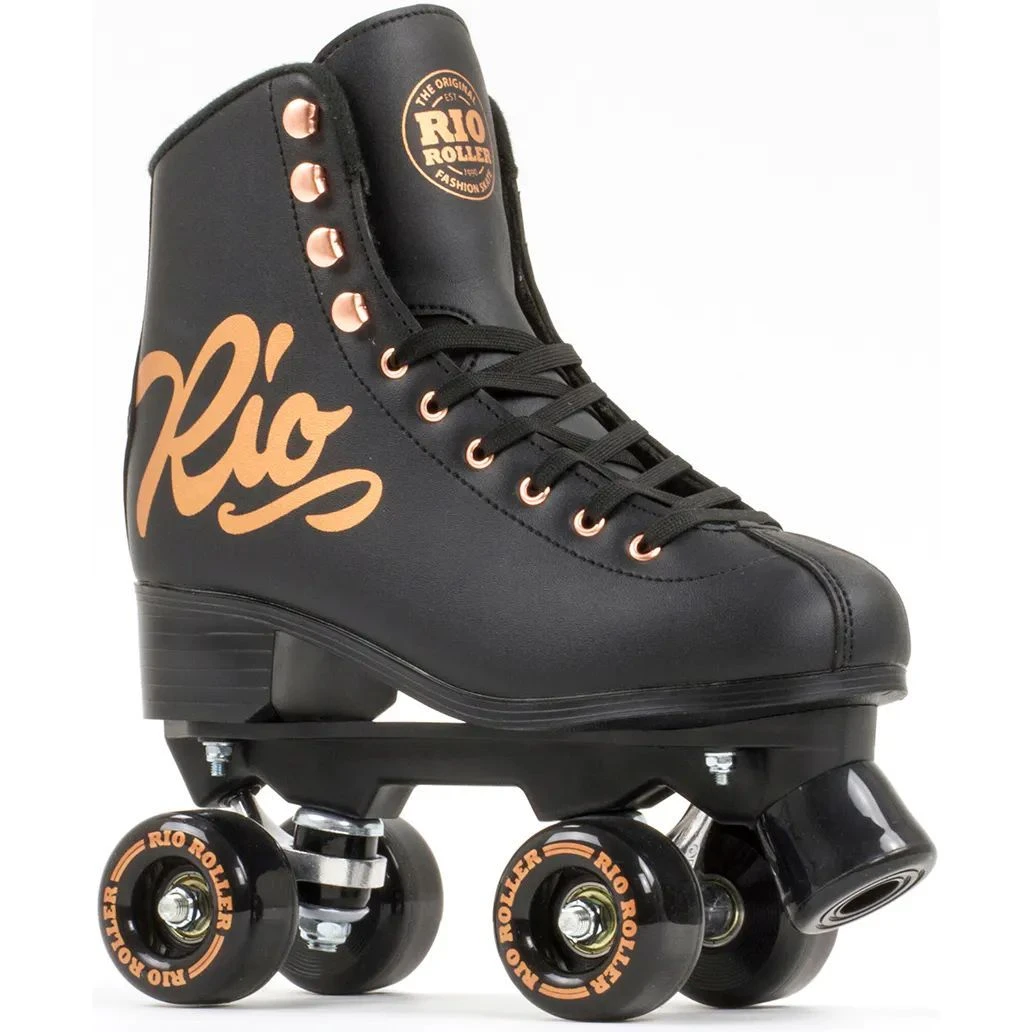 Rio Roller Rose Quad Roller Skates - Black 3 Rio Roller Rose Quad Roller Skates - Black