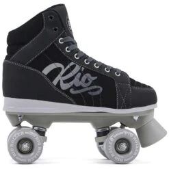 Rio Roller Lumina Quad Roller Skates - Black/Grey -Online Sports Store RIO 220 LUM QUA BLG 4002 8eee
