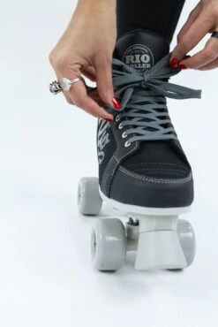 Rio Roller Lumina Quad Roller Skates - Black/Grey -Online Sports Store RIO 220 LUM QUA BLG 4004 d170