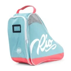 Rio Roller Script Skate Bag - Teal/Coral -Online Sports Store RIO 517 SCB TCO 2 9202