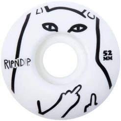 RIPNDIP Lord Nermal Skateboard Wheels - White 52mm